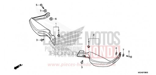 PROTEGE-DOIGTS VFR1200XDE de 2014